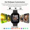 Women Gold Smart Watch Men Waterproof Bluetooth Wireless Call Infinite Screen Smart Bracelet 2024 New Watch DIY Watch Face Bands