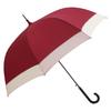 Large Long Difficult To Get Wet [Chinoiserie Modern] Umbrella, Women's, Border, Tricolor, Spliced, Umbrella, Deep, (Tricolor/Wine Red)