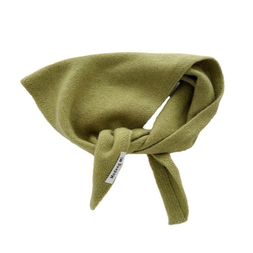 Multi-functional Knitted Triangular Scarf Warm Triangle Knit Scarves New Headscarf Shawl  Women