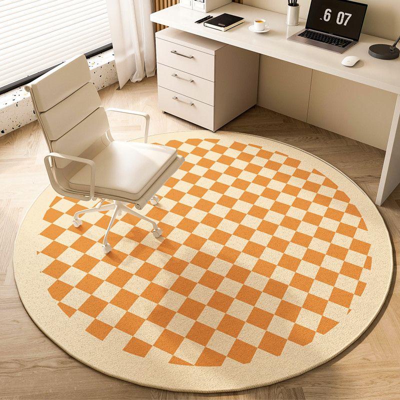 Round Carpet Chair Floor Mat Bedroom Living Room Carpet Home Study Children's Room Mat