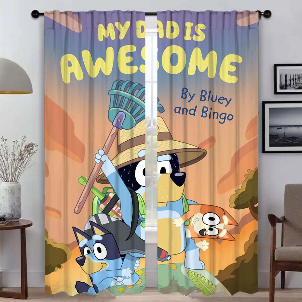 Tulle for Bedroom B-BlueyS Halloween Decoration Home Interior Curtains for Living Room Window Curtain Partition Blinds Shades