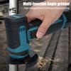Cordless Angle Grinder Set 19500Rpm High Speed Rechargeable Non-Slip Design Mini Lightweight Electric Grinding Tool Handheld Cutter
