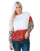 Leopard Tie-Dye Long Sleeve Top
