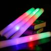 10Pcs LED Glow Sticks Bulk Colorful RGB Glow Foam Stick Cheer Tube Dark Light for Xmas Birthday Wedding Party