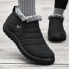 Men's Cotton Shoes Winter New Couple Plush Warm Snow Boots Cotton Warm Casual Walking Shoes Snow Ankle Boots Botas Para Hombre
