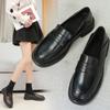 Thick-soled Loafers Women's Flat Shoes Women's Autumn and Winter New Slip-on