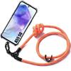 Case - BOOLING - for Samsung Galaxy A55 5G - Transparent Silicone - Removable Lanyard - Shockproof