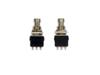 3PDT Foot Switch Alpha 3PDT Type 3 Circuits 2 Contacts 9 Pins Black Set of 2 VGS-FSW9BKx2p