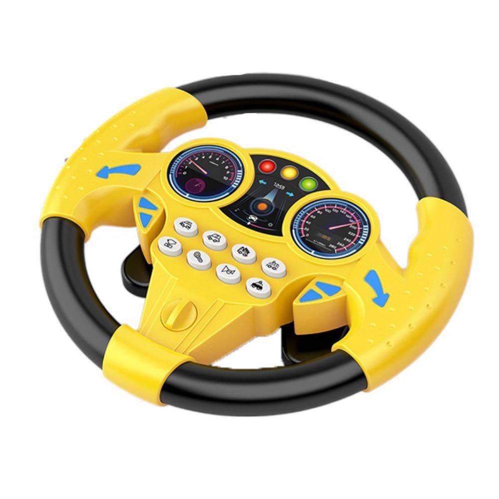 360 ° Rotation Simulation Steering Wheel Toys Simulate Driving Car Toy  Children Gift