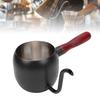 Pour Over Coffee Kettle 500ml 304 Stainless Steel Gooseneck Spout Coffee Drip Teapot with Wood Handle for   Camping