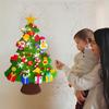 DIY Felt Christmas Tree Set for Kids Toddlers Wall Hanging Christmas Tree Craft Kits