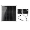 Solar Panel Powered Fan Portable Outdoor Multifunctional Solar Air Circulation Fan Kit 20W12V