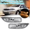 2x Car Front Bumper Fog Lights W/ Bulb Clear Lens For Toyota Corolla 2003 2004