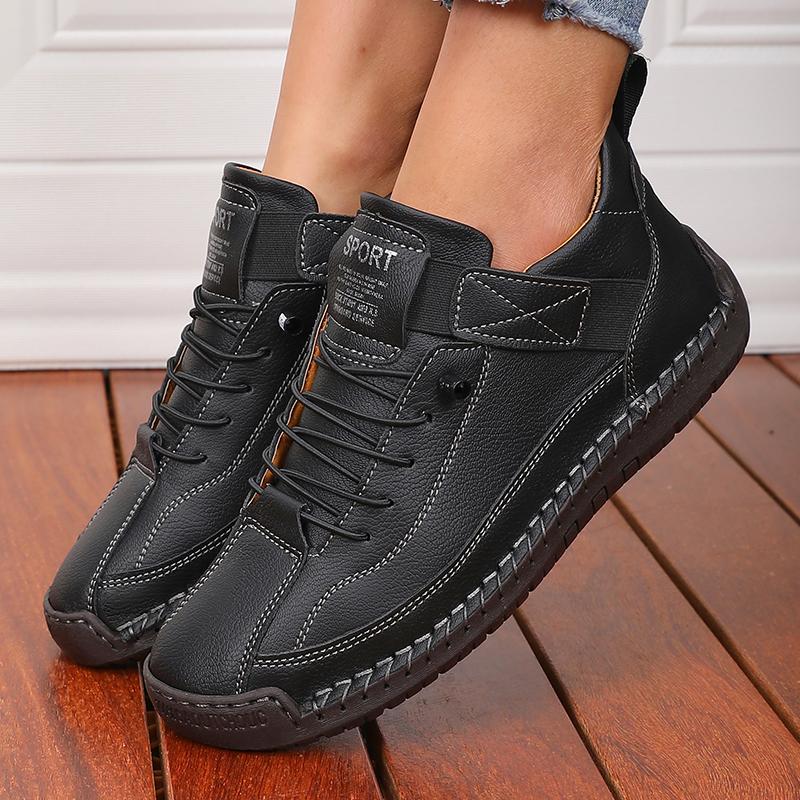 Fashion Women's Boots Mid Top for Summer British Style Retro Anti Slip Workwear Shoes Fashionable Luxurious Design Couple's Loafers