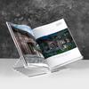 Light Luxury Acrylic V-shaped Bookshelf Magazine Rack Ornaments Hotel Model Room Home Living Room Bedroom Study Room Decorations