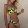 Muticolored Women's Swimwear Camisole Bikini Trendy Fashion Plus Size Women Leopard Print Swimwear