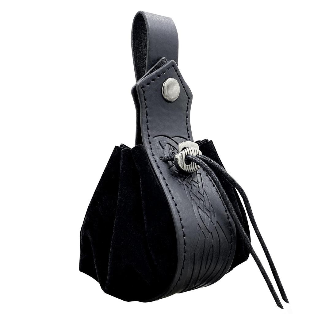 Viking Style Medieval Coin Pouch: Belt-Hanging Retro Fanny Pack