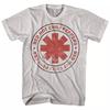 Red Hot Chili Peppers Distressed Logo Mens T Shirt Rock Classic Tee New White