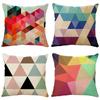 Modern Colorful Geometric Style Pillow Cover Living Room Sofa Office Seat Car Waist Cushion   Home Decoration