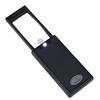 2.5X 45X Portable Pullout Illuminated Led Glass Magnifier With 3 Led Lights