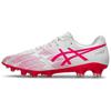 Gel Short Studded Shock Absorbing Durable Soccer Shoes Men Soccer Shoes Pink White 1101A067100