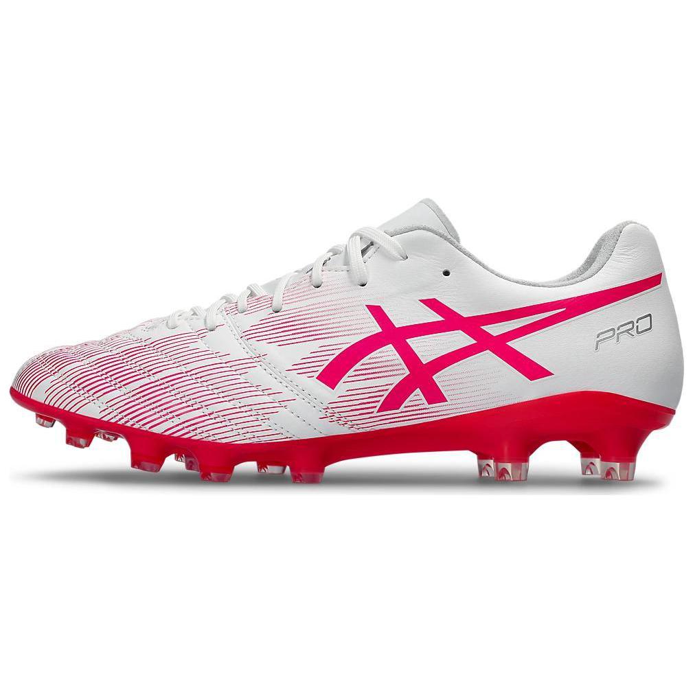 Asics Gel Short Studded Shock Absorbing Durable Soccer Shoes Men Soccer Shoes Pink White 1101A067100