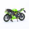 1/12 Kawasaki NIJIA ZX6R Motorcycle Alloy Car Toy Model Front Wheel Left Right Steering Rear Wheel Suspension Vehicle Kids' Gift