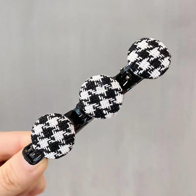 Double Layer Hair Braiding Hairpin Broken Hair Clip Women Girl Bangs Hairpin Korean Fixed Hair Clip Lazy Hair Style Accessories