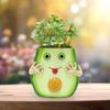 Cute Avocado Flowerpot Funny Cactus Planter Durable Succulents Pot Home Office
