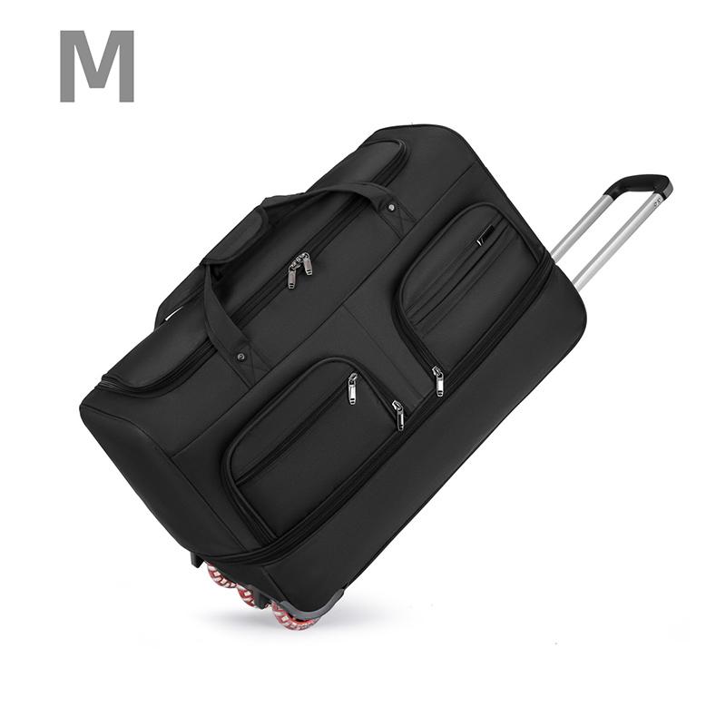 Increased Capacity Travel Bag Multi-function Folding and Expandable College Student Luggage Bag Long-distance Trolley Bag
