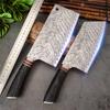Heavy Knife Cleaver Meat Chopping Vegetable Kitchen Knife Stainless Steel Blade Knife Wood Handle Meat Cleaver Knife Chef Cutter