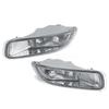 2x Car Front Bumper Fog Lights W/ Bulb Clear Lens For Toyota Corolla 2003 2004