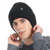 Winter Cycling Ear Protection Velvet Knitted Hat Korean Solid Color Knitted Hat Men's Warm Hat Yarn Hats