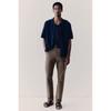 H M sliM Fit Cotton cHino Pants Brown