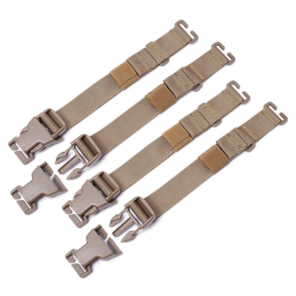 4PCS Molle System Straps MOLLE Backpack Accessory Straps Outdoor Sports Climbing Hiking Hunting Bag Chest Straps