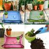 Plant Repotting Mats Foldable Wear-resistant Oxford Cloth Plant Transplanting Mat for Home