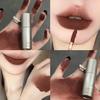 Silver Tube Matte Velvet Lipstick Sexy Red Long Lasting Waterproof Smooth Lipgloss Tinting Non-stick Cup Lasting Red Lipstick