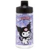 Skater Straw 500ml Straw Water for Sanrio Bottle, Spout-Type Bottle, Plastic, Clear, Kids, Kuromi, PSTB5-A
