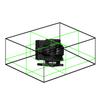 Multifunctional 12 Lines Green Light Laser Level 3 Degrees  Self-leveling Machine Rechargeable Lithium