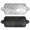 200*70CM Car Sunshade and Snow Shield - Windshield Cover for Snow Protection, Silver Coated Cloth, 190T