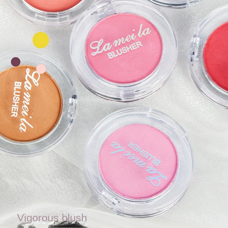 Monochrome Blush Face Brightening Long-lasting Waterproof Developing Nude Makeup Natural Highlights One Disc Beginner Blush Contouring Student Makeup