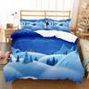 Duvet Cover Set Christmas Bedding Set Pillowcase 3pcs Digital Printing Comforter Set Christmas Bedding Supplies Customizable