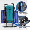 70L Nylon Camping Backpack Travel Bag With Rain Cover Outdoor Hiking Daypack Mountaineering Backpack Men Shoulder Bags Luggage
