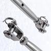 5PCS 304 Stainless Steel Rigging Screws Jaw and Jaw Turnbuckles Tightening Hardware For Stage Lighting Tent Safety Rope
