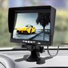 7 Inch Back Up Car Monitor with Sunshade Reversing Camera Screen Rotating HD LCD