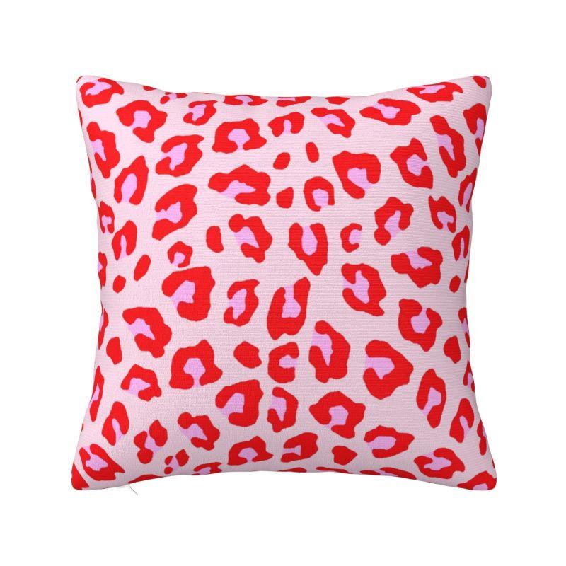 Custom Leopard Skin Print Pillow Case 45x45cm Home Decorative Fashion Cheetah Camouflage Outdoor Cushions Square Pillowcase