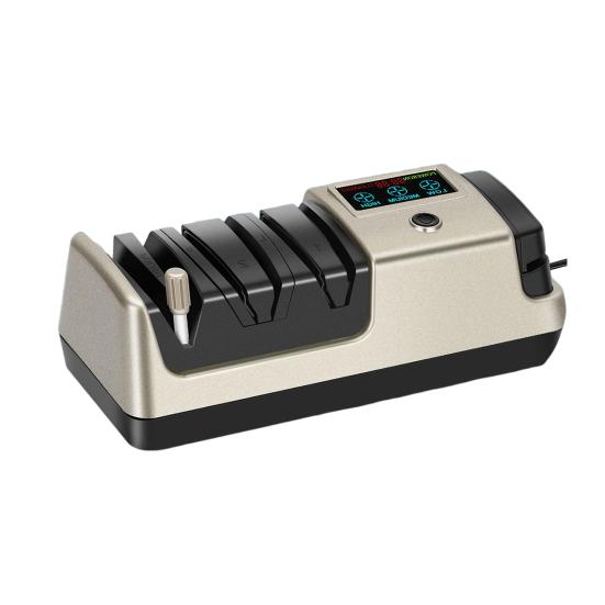Electric Knife Sharpener Digital Display Adjustable Rotational Speed Precision Professional Serrated Knife Scissors Sharpening Tool