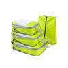 4 Pcs/set Compression Packing Cubes Travel Storage Bag Suitcase Packing Mesh Bags for Clothing Underwear Shoes
