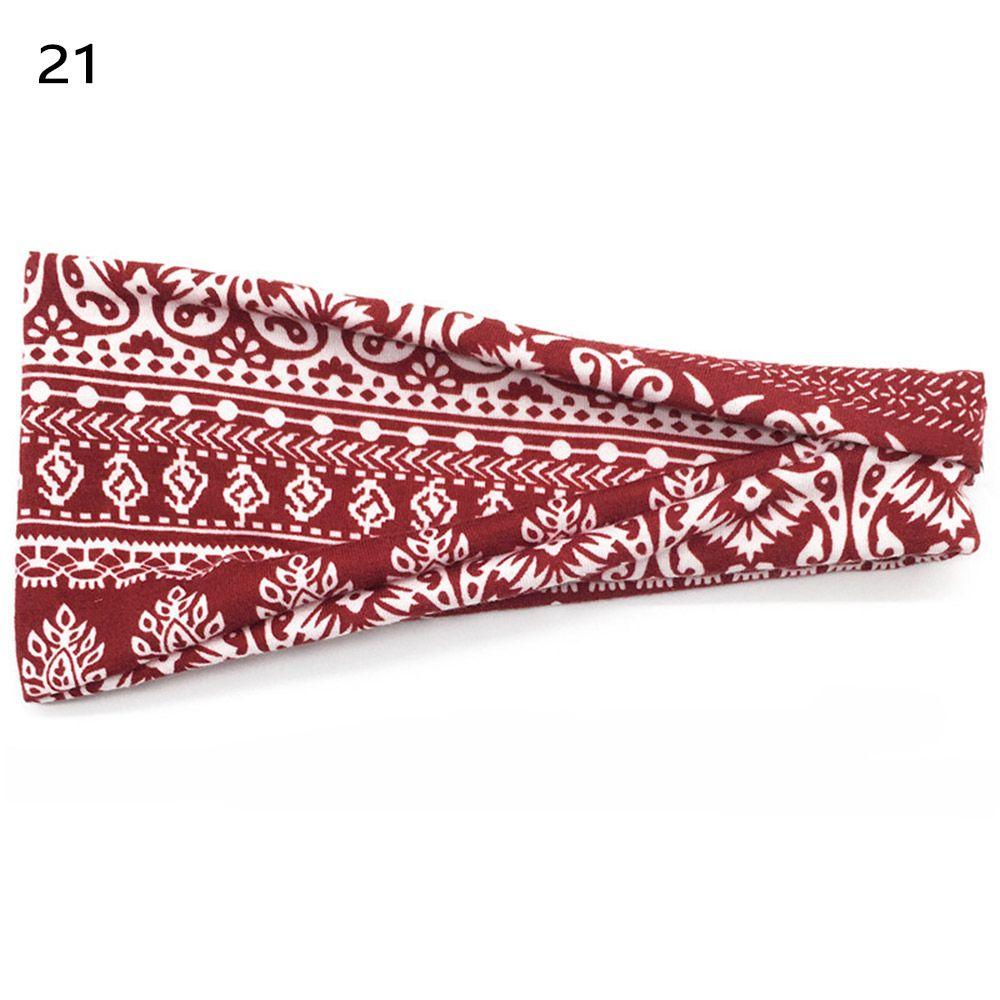 Running Sweat Absorbing Yoga Hair Bands Sport Bandana Women Headbands Elastic Turban Head Wrap