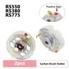 2PCS RS550 RS380 RS775 DC Motor Carbon Brush Holder for Electric Drill / Electric Screwdriver with Copper Brush